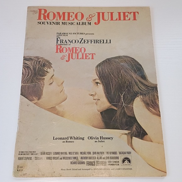 Other - ROMEO & JULIET SOUVENIR MUSIC ALBUM 1969 VINTAGE SHEET MUSIC FRANCO ZEFFIRELLI